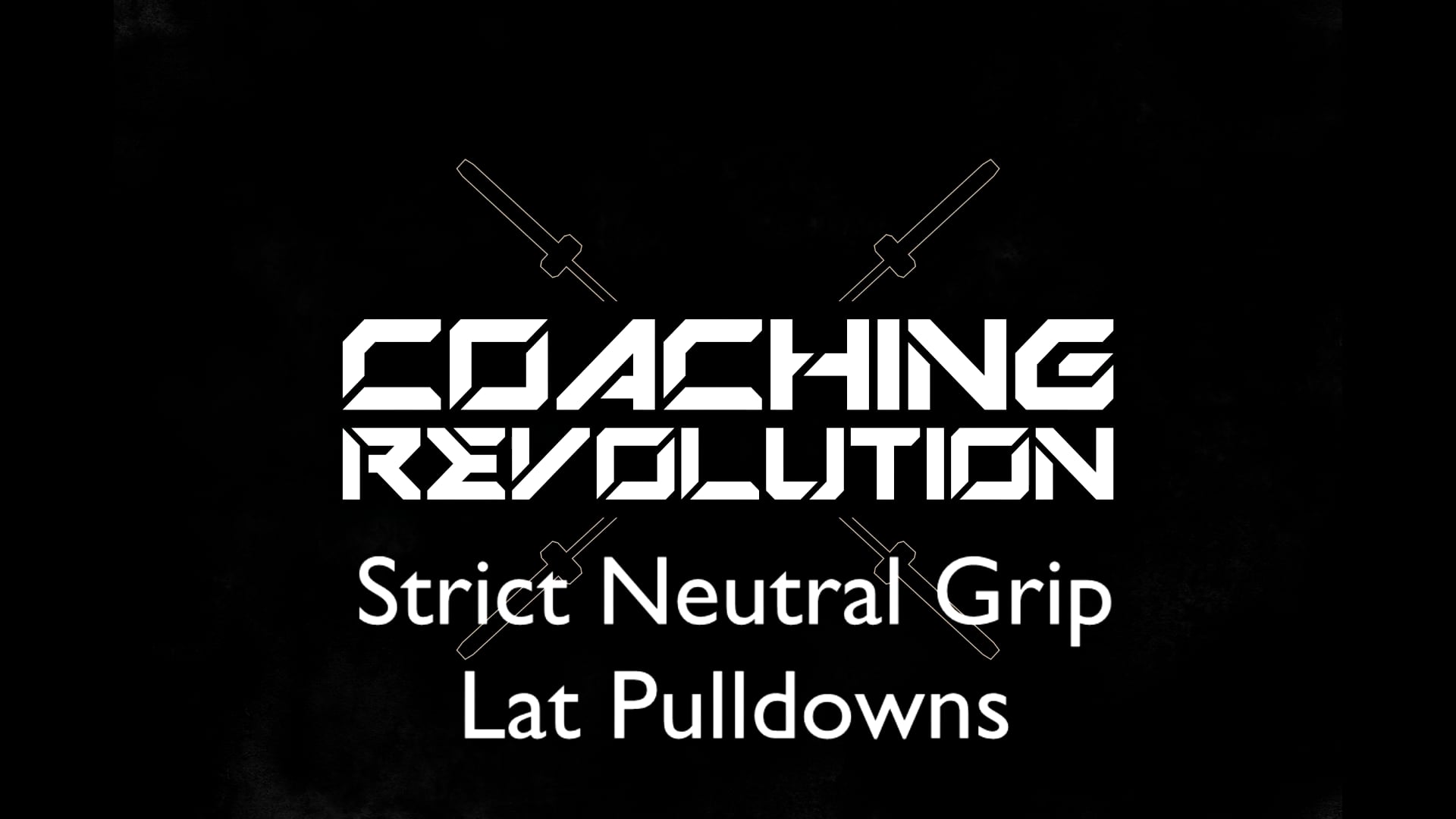 Strict Neutral Grip Lat Pulldowns.mp4