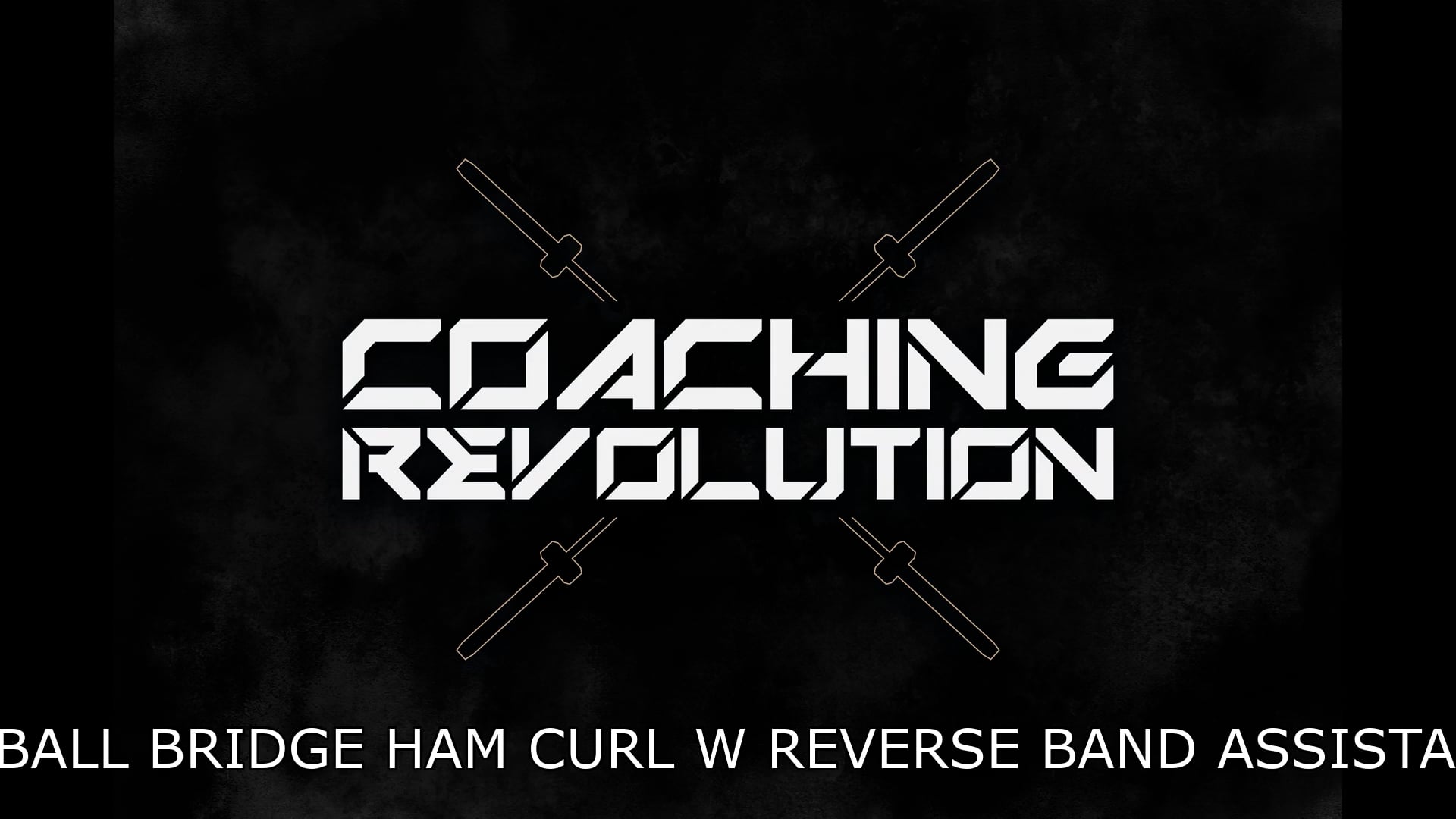 Fit Ball Bridge Ham Curl w Reverse Band Assistance