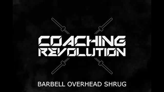Barbell Overhead Shrug