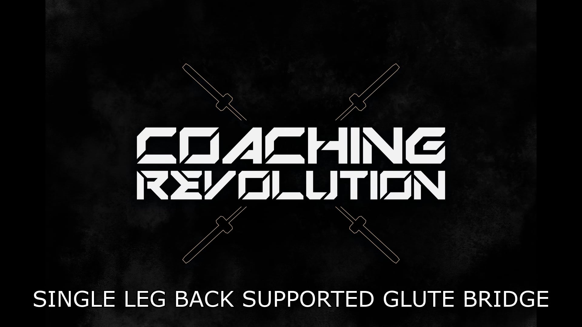 Single Leg Back Supported Glute Bridge