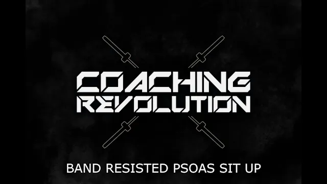 Band Resisted Psoas Sit up