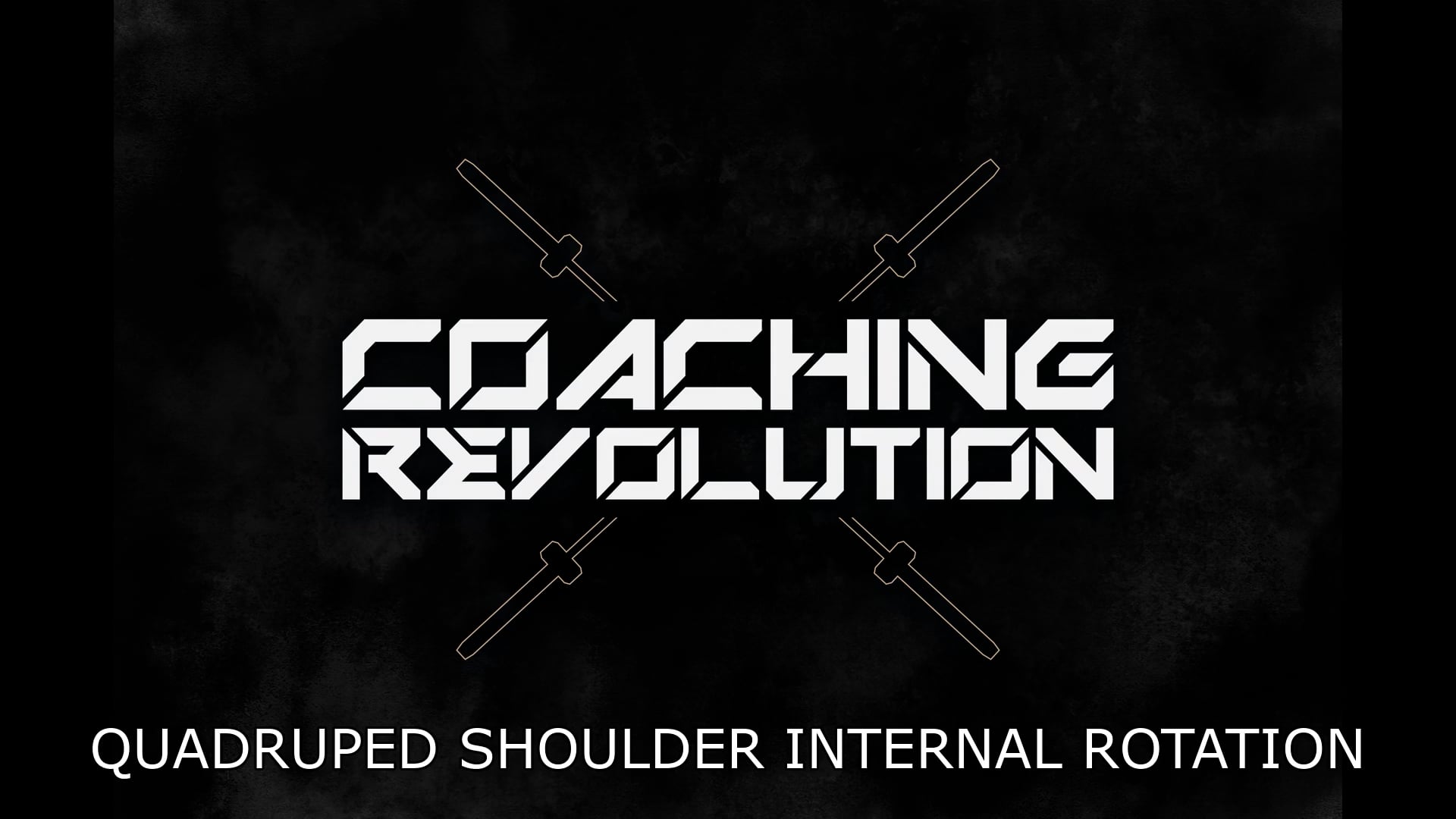 Quadruped Shoulder Internal Rotation
