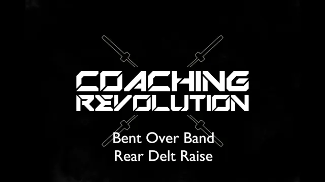 Bent Over Band Rear Delt Raise