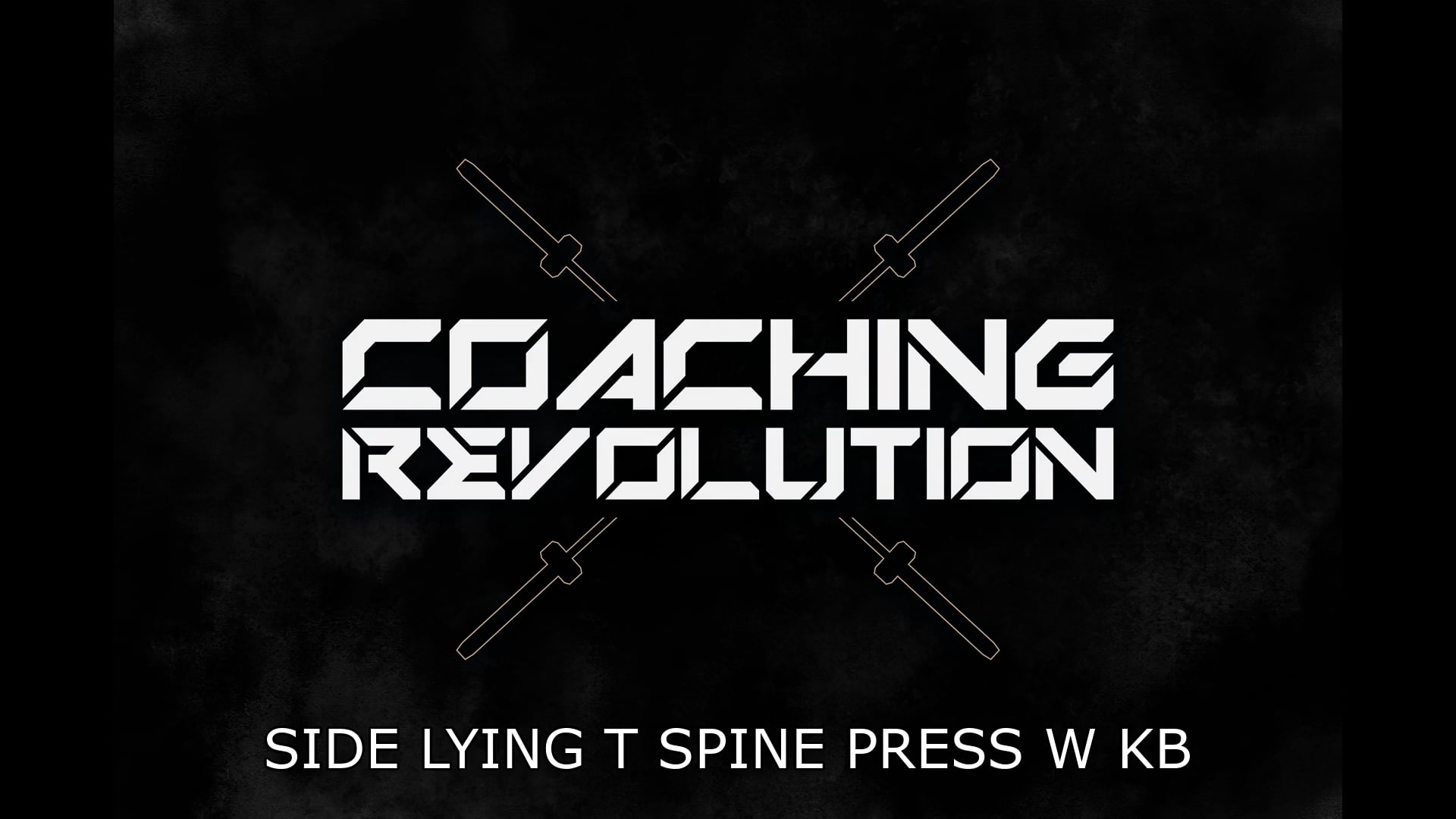 Side Lying T Spine Press w KB