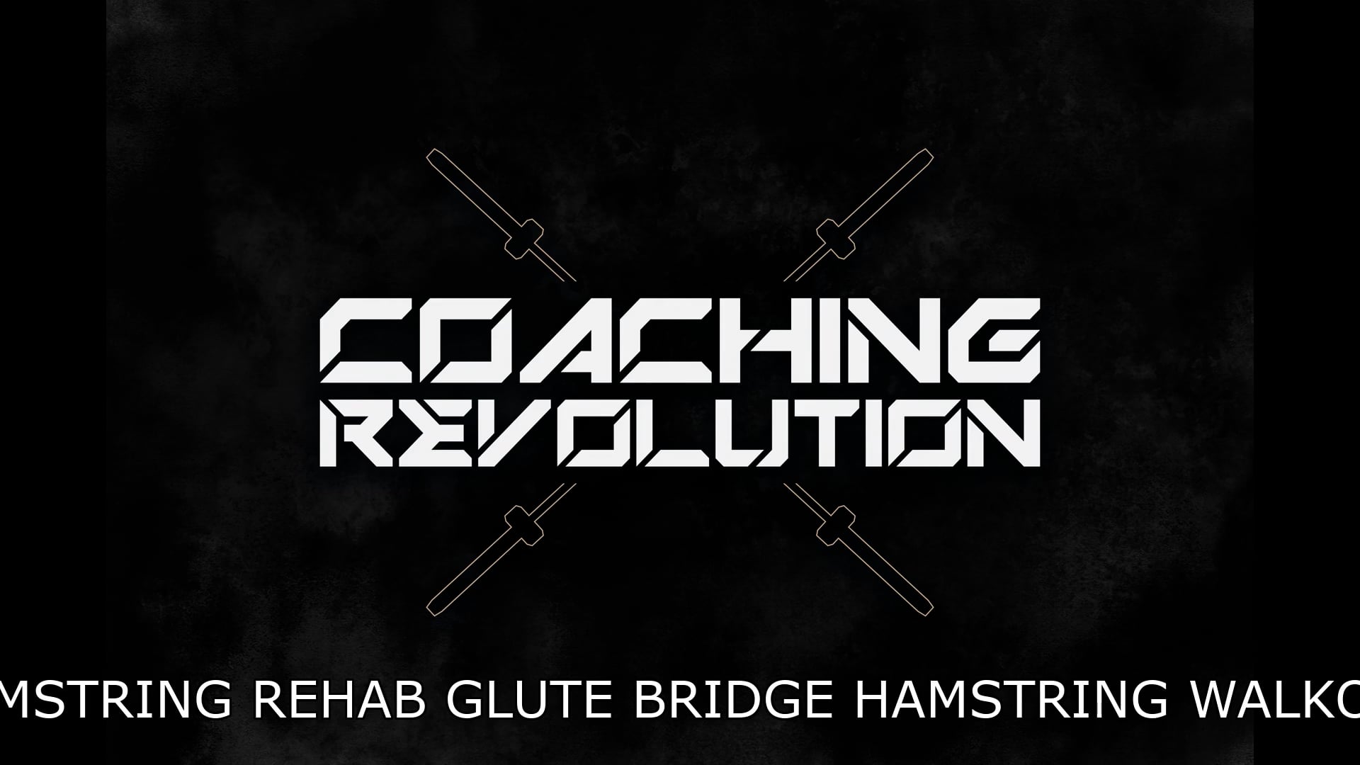 Hamstring Rehab Glute Bridge Hamstring Walkout