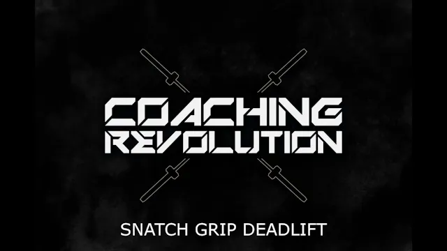 Snatch Grip Deadlift