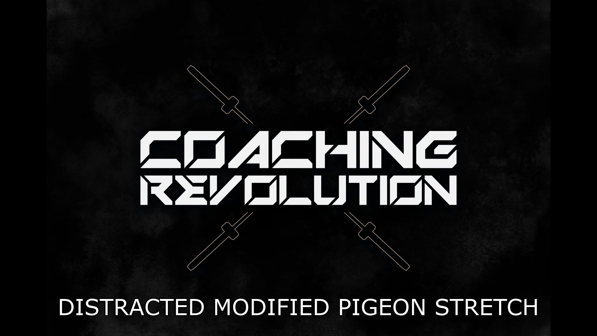 Distracted Modified Pigeon Stretch