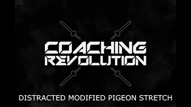Distracted Modified Pigeon Stretch