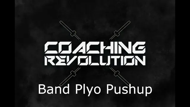 Banded Plyo Pushup