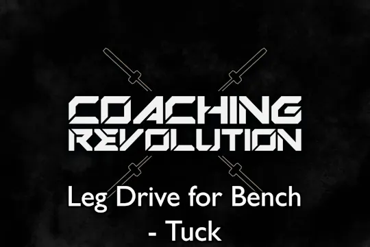 Leg Drive for Bench - Tuck