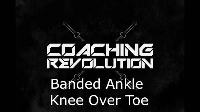 band ankle knee over toe