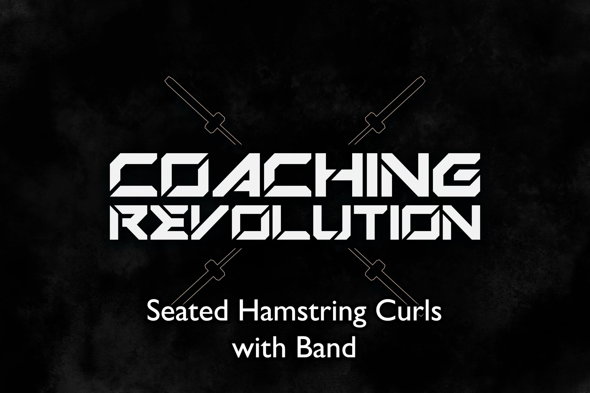 Seated Hamstring Curls with Band