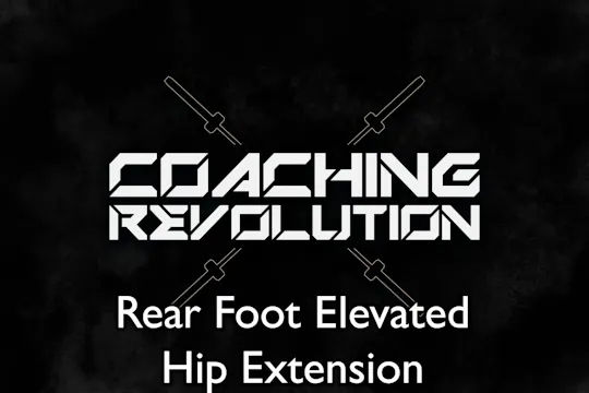 Rear Foot Elevated Hip Extension