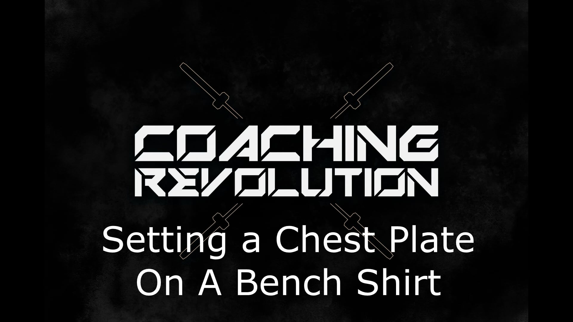 Setting a Chest Plate on a Bench Shirt