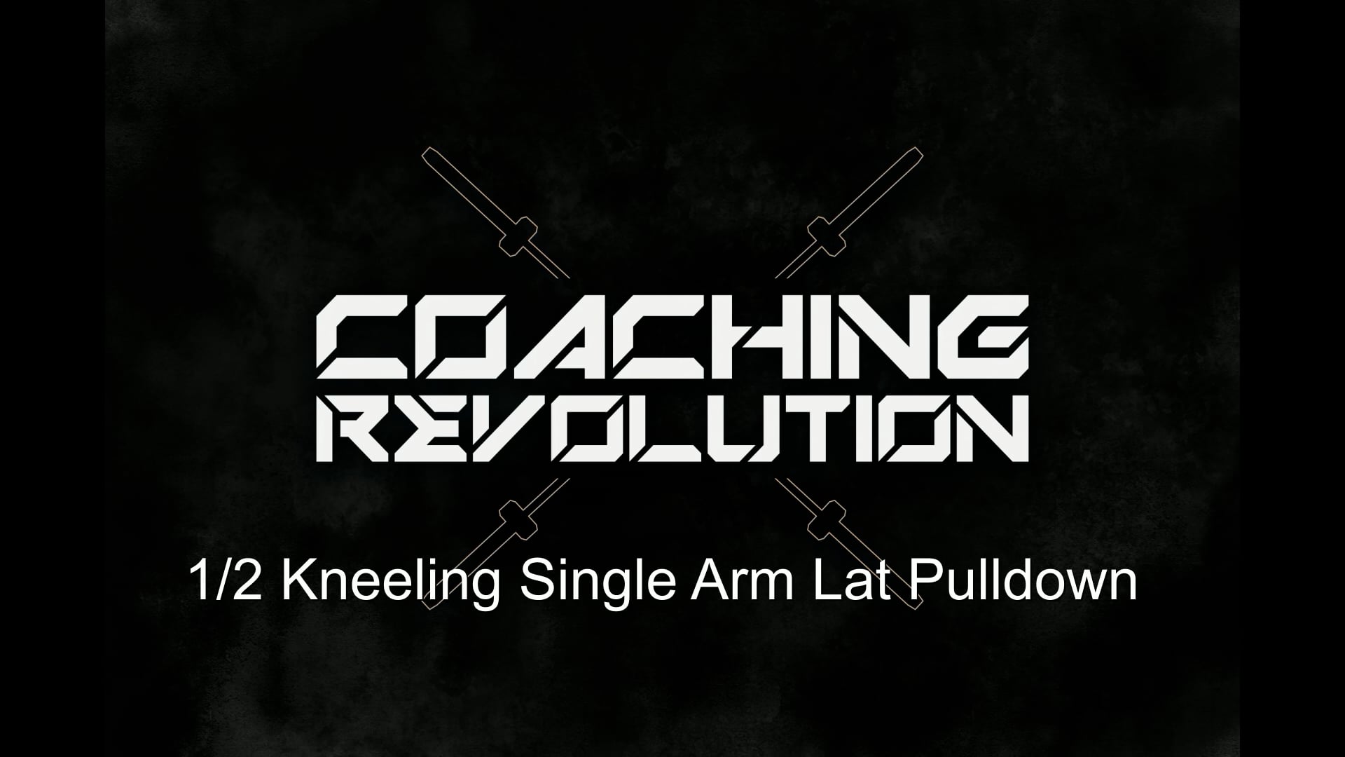 Half Kneeling Single Arm Lat Pulldown
