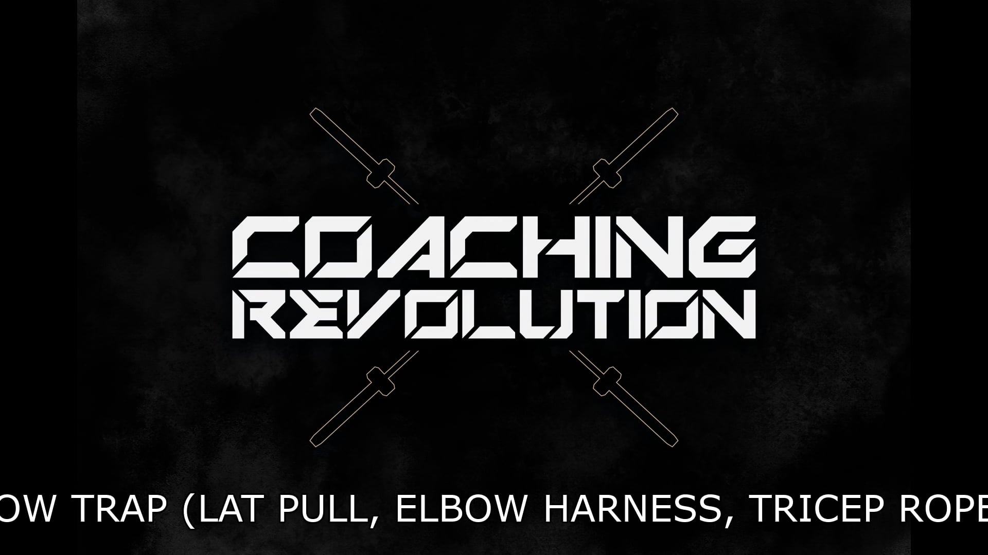 Low Trap (lat Pull, Elbow Harness, Tricep Rope)