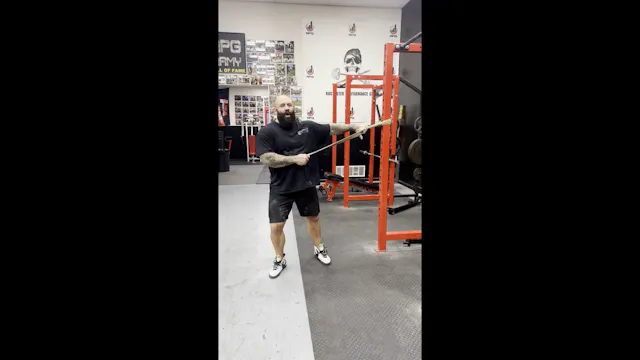 Band Assisted Rack External Rotation Mob