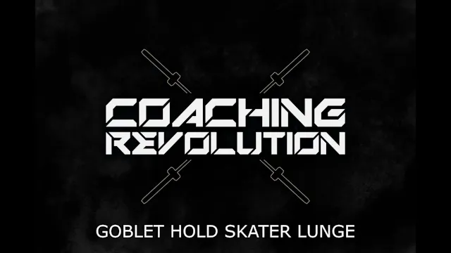 Goblet Hold Skater Lunge