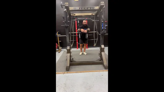 Safety Squat Bar Zercher Squat or Carry