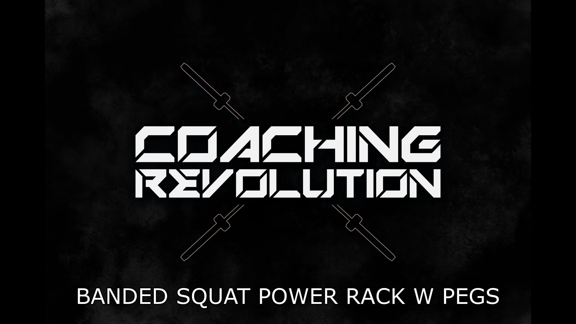 Banded Squat Power Rack w Pegs
