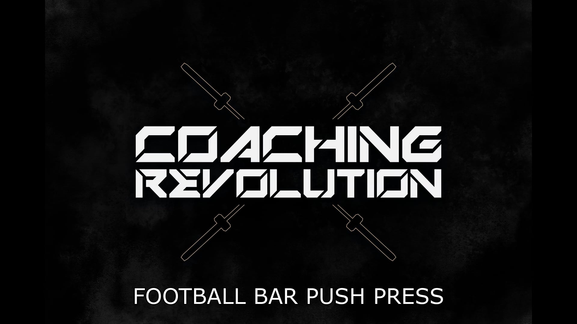 Football Bar Push Press