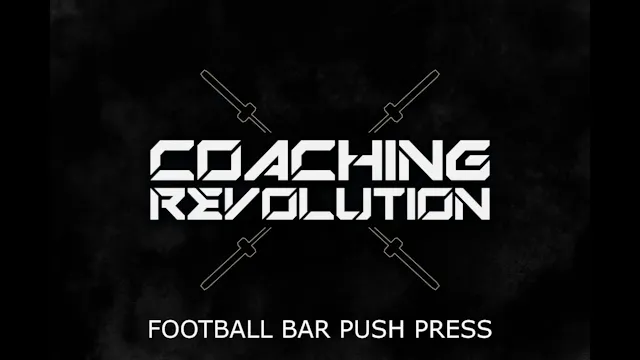Football Bar Push Press