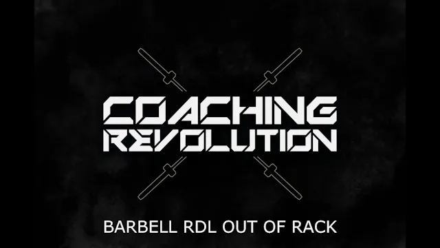 Barbell RDL Out of Rack