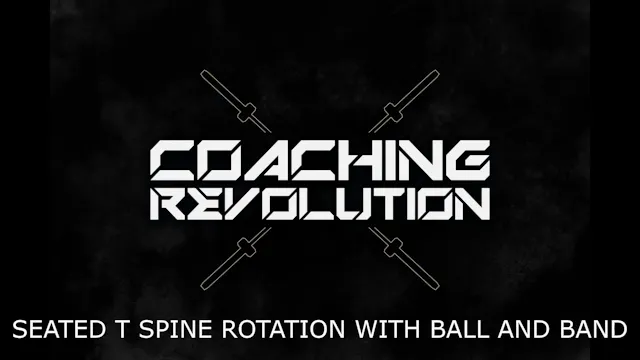 Seated T Spine Rotation With Ball and...