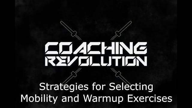 Strategies for Selecting Mobility and...