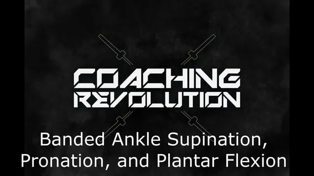 Banded Ankle Supination Pronation and...