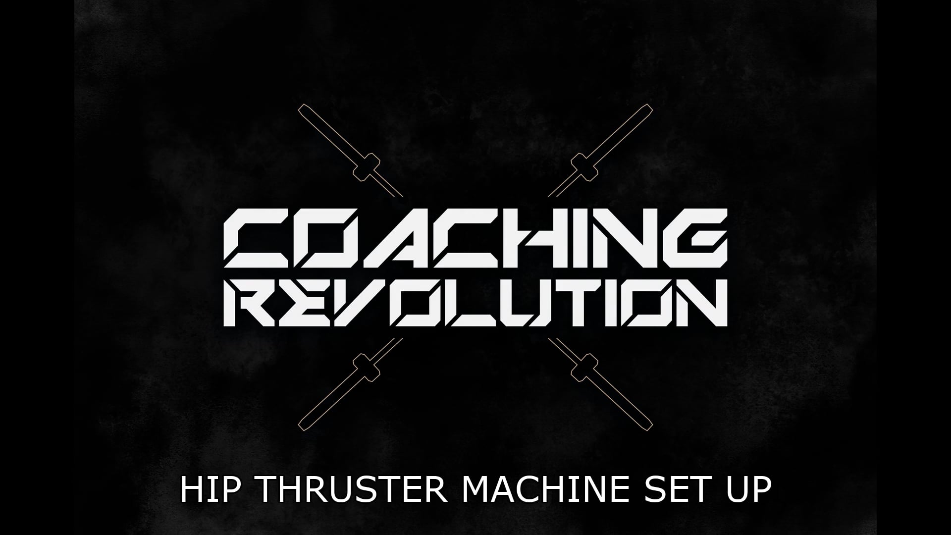 Hip Thruster Machine Set up