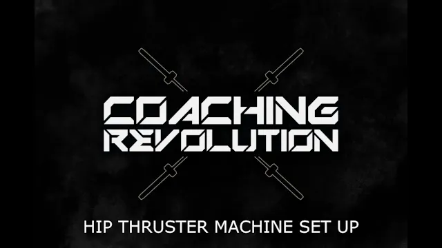 Hip Thruster Machine Set up