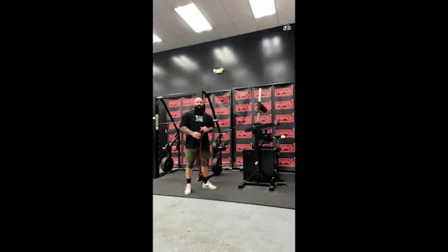 Band Resisted Hip Airplane
