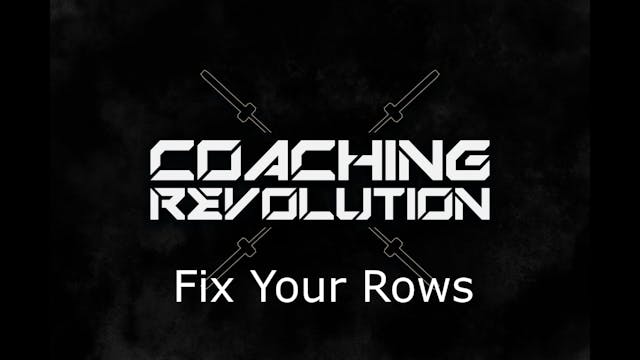 Fix Your Rows