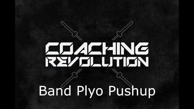 Banded Plyo Pushup