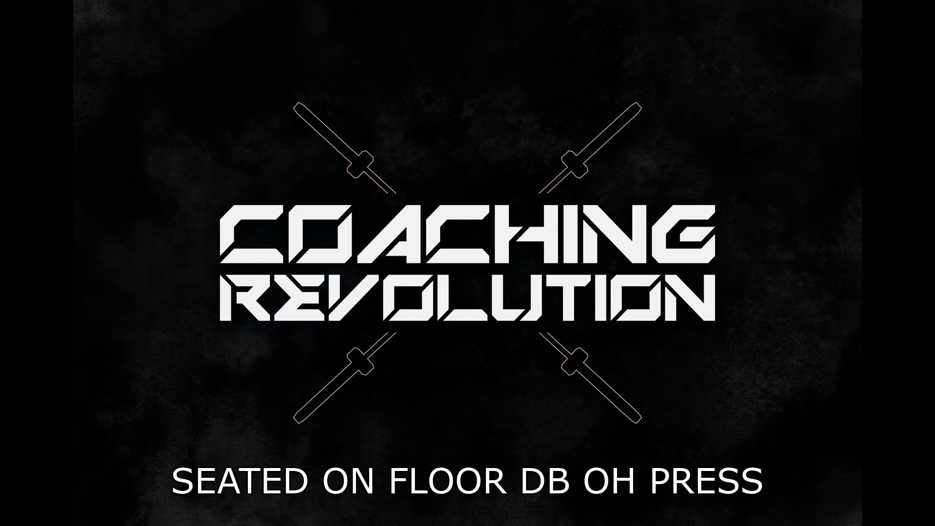Seated on Floor DB OH Press