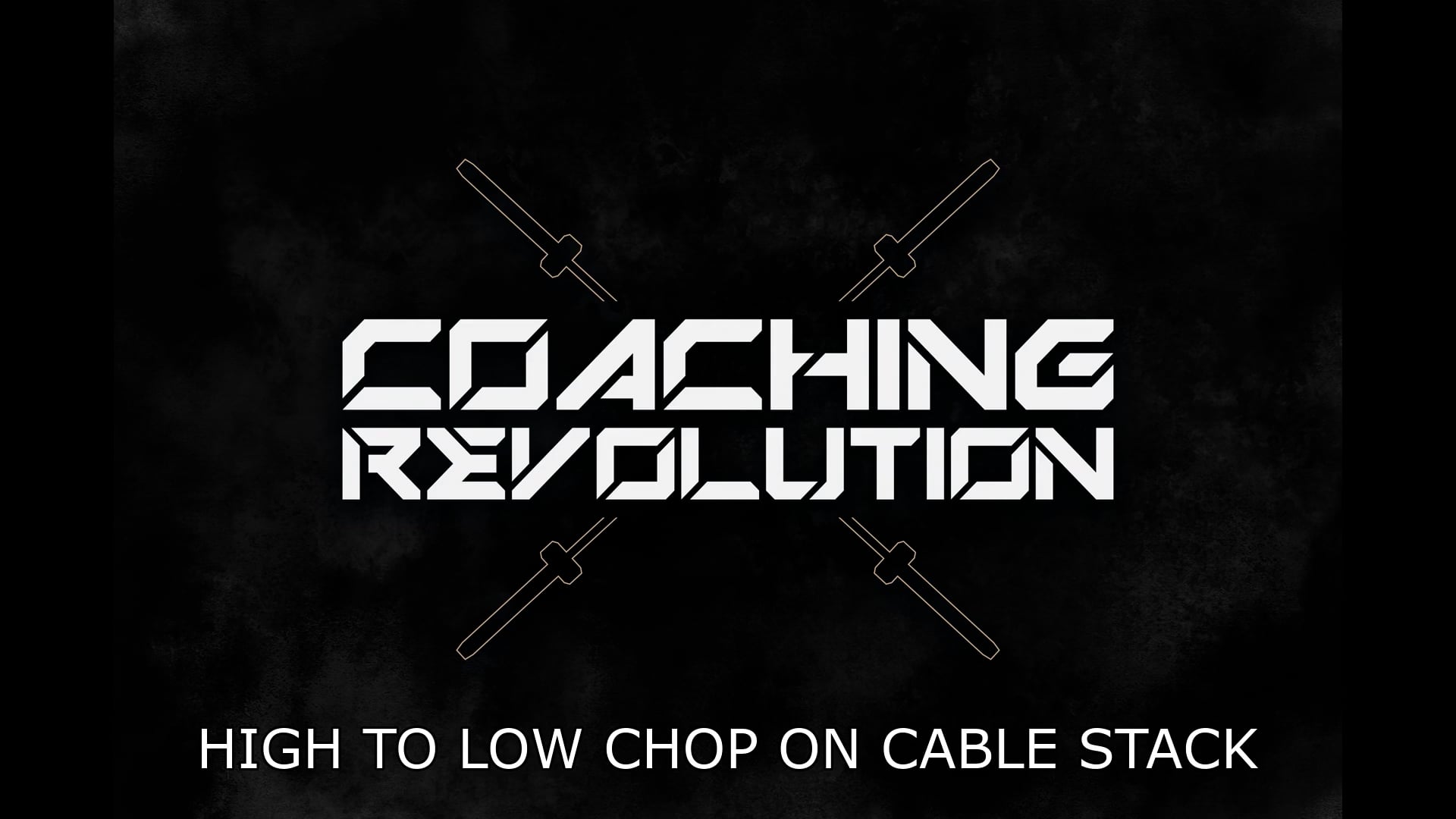 High to Low Chop on Cable Stack