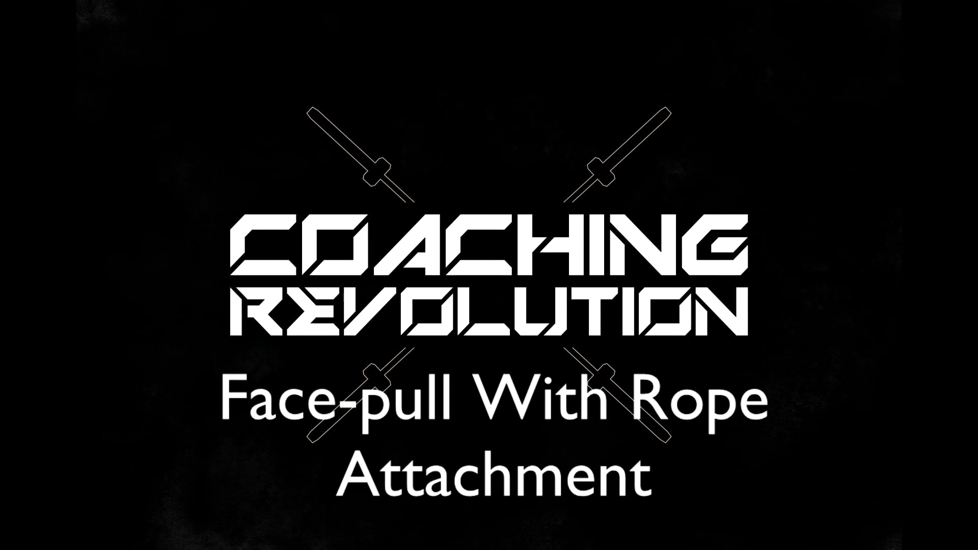 FacePull With Rope Attachment.mp4