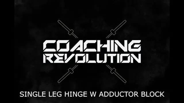 Single Leg Hinge w Adductor Block