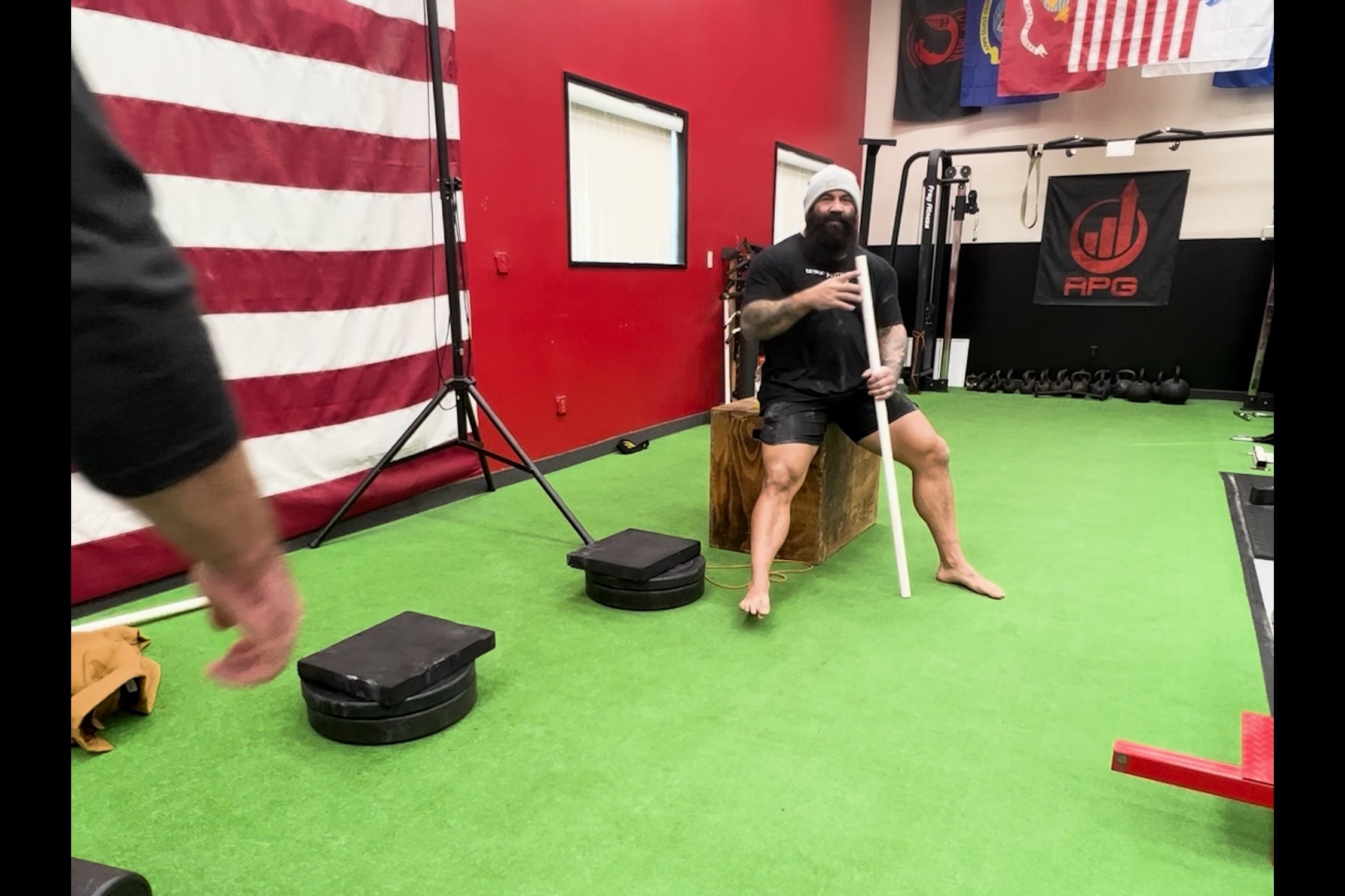 Reaching Belly to Bar for Shirted Benchers