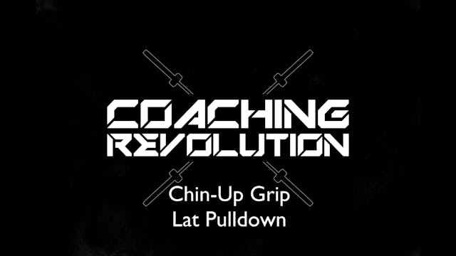 Chin-up Grip Lat Pulldown