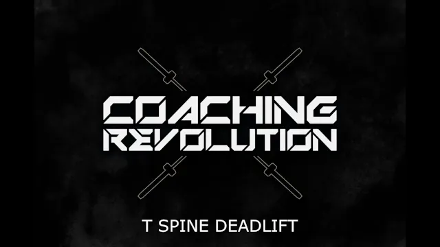T Spine Deadlift
