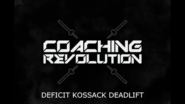 Deficit Kossack Deadlift