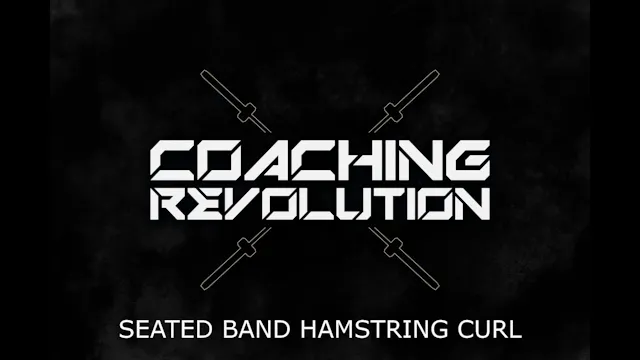Seated Band Hamstring Curl