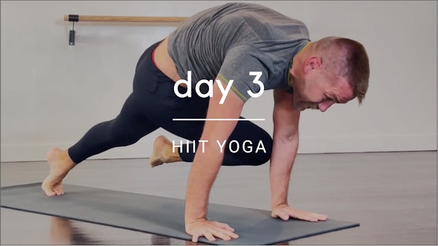 Day 3: HIIT Yoga