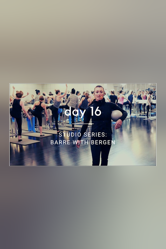 Barre with Bergen: Day 16