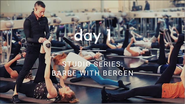 Barre with Bergen: Day 1