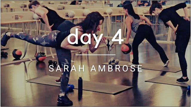 Day 4: HIIT30 with Sarah