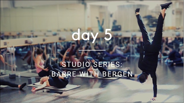 Barre with Bergen: Day 5