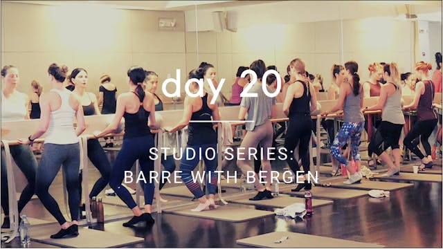 Barre with Bergen: Day 20